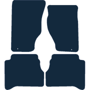 Image of the mat template for Kia Sorento (2004 - 2007) Car Mats