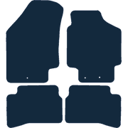 Image of the mat template for Kia Rio (2010 - 2011) Car Mats