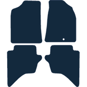 Image of the mat template for Mazda BT-50 Double Cab (2006 - 2012) Car Mats