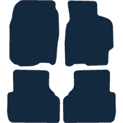 Image of the mat template for Mazda Premacy (1999 - 2004) Car Mats