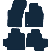 Image of the mat template for Mercedes-Benz M Class (No Clips) (1998 - 2005) Car Mats