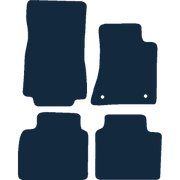 Image of the mat template for Mercedes-Benz S Class S430L Automatic (1999 - 2005) Car Mats