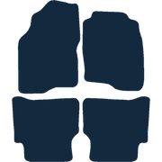 Image of the mat template for Mitsubishi Galant (1997 - 2003) Car Mats