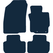 Image of the mat template for Mitsubishi ASX (2010 - Present) Car Mats