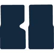 Image of the mat template for MG Midget (1966 - 1974) Car Mats