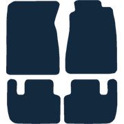 Image of the mat template for Nissan 300ZX (1990 - 2000) Car Mats