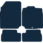 Image of the mat template for Nissan Micra K12C OEM Clips (2008 - 2010) Car Mats