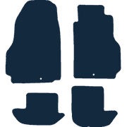 Image of the mat template for Nissan GT-R (2009 - Present) Car Mats