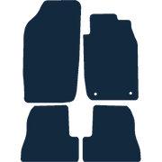 Image of the mat template for Peugeot 206 CC (2001 - 2007) Car Mats