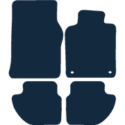 Image of the mat template for Porsche 944 (1982 - 1992) Car Mats