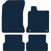 Image of the mat template for Renault Laguna Coupe (2008 - 2015) Car Mats