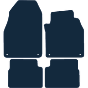 Image of the mat template for Saab 9-3 (2002 - 2012) Car Mats