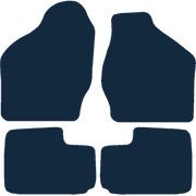 Image of the mat template for Suzuki Ignis (2000 - 2008) Car Mats