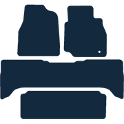 Image of the mat template for Toyota Land Cruiser Amazon (2002 - 2007) Car Mats