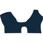 Image of the mat template for Toyota HiAce (2008 - 2012) Van Mats