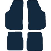 Image of the mat template for Volkswagen Golf Mk1 (1974 - 1983) Car Mats