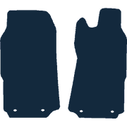 Image of the mat template for Ford Transit Mk7 2 Pieces (2010 - 2014) Van Mats