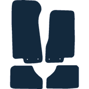 Image of the mat template for Aston Martin DB7 (1994 - 2004) Car Mats