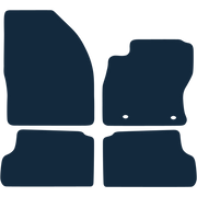 Image of the mat template for Ford Focus Left-Hand Drive (2005 - 2011) Car Mats