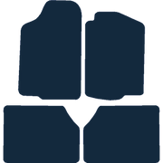 Image of the mat template for Isuzu Trooper Long Wheelbase (1992 - 2003) Car Mats