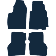 Image of the mat template for Hyundai Atoz (1998 - 2001) Car Mats