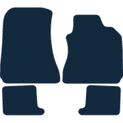 Image of the mat template for Alfa Romeo Brera (2005 - 2010) Car Mats