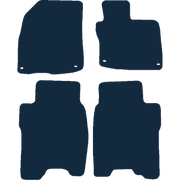 Image of the mat template for Honda Civic (3 & 5 Door) Oval Door Fixings In Driver & Passenger (2008 - 2012) Car Mats