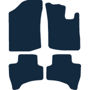 Image of the mat template for Citroen C1 (2005 - 2012) Car Mats