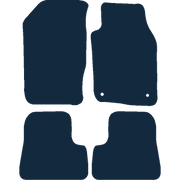 Image of the mat template for Peugeot 206 2 Clips (1998 - 2007) Car Mats