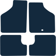 Image of the mat template for Rover Mini With Metal Heelpad (1988 - 2001) Car Mats