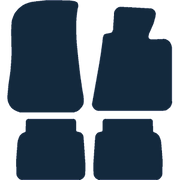 Image of the mat template for BMW 3 Series E30 (1982 - 1994) Car Mats