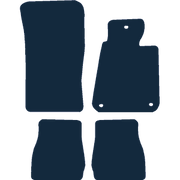 Image of the mat template for BMW 3 Series E30 (Convertible) (1982 - 1993) Car Mats