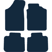 Image of the mat template for Kia Cerato (2004 - 2006) Car Mats