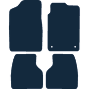 Image of the mat template for Peugeot 205 (1983 - 1996) Car Mats