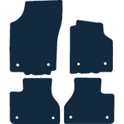 Image of the mat template for Volkswagen Pheaton SWB (2003 - 2009) Car Mats