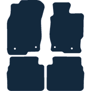 Image of the mat template for Mazda 6 With Rear Clips (2008 - 2013) Car Mats