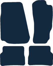 Image of the mat template for Mazda RX-8 (2003 - 2012) Car Mats