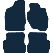 Image of the mat template for Mitsubishi Shogun Pinen Short Wheelbase (2000 - 2005) Car Mats