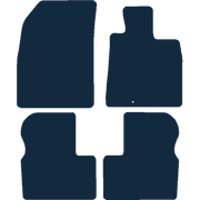 Image of the mat template for Nissan Micra K13 (2010 - 2017) Car Mats