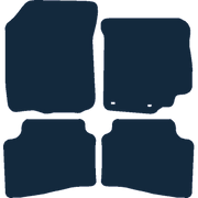 Image of the mat template for Suzuki SX4 4WD (2006 - 2013) Car Mats