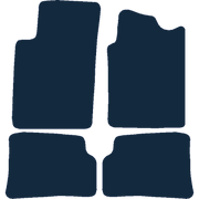 Image of the mat template for Renault Megane Coupe (1996 - 2002) Car Mats