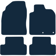 Image of the mat template for Nissan Qashqai 5 Seater (2010 - 2013) Car Mats