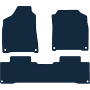 Image of the mat template for Ssangyong Korando Manual (2011 - 2019) Car Mats