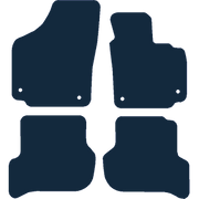 Image of the mat template for SEAT Altea With Clips (2004 - 2008) Car Mats