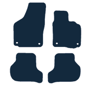 Image of the mat template for Skoda Octavia (4 Clips) (2008 - 2013) Car Mats