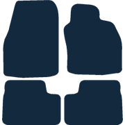 Image of the mat template for Vauxhall Astra (No Clips) (2004 - 2009) Car Mats