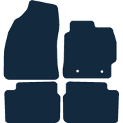 Image of the mat template for Toyota Corolla (2006 - 2013) Car Mats