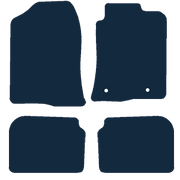 Image of the mat template for Toyota Avensis Two Fixings (2003 - 2009) Car Mats