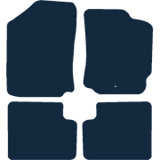 Image of the mat template for Subaru Justy (1986 - 2009) Car Mats