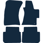 Image of the mat template for Subaru Outback (2006 - 2009) Car Mats